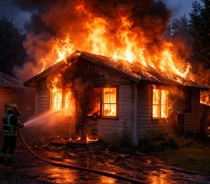 Ex incendiário cumpre ameaças e ateia fogo na casa de mulher em MT