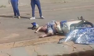 Homem é assassinado a tiros na frente de casa em Rondonópolis; vídeo