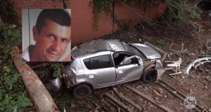 Motorista morre após veículo desgovernado despencar de 4 metros dentro de empresa em MT; vídeo