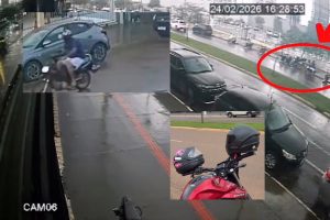 Página escancara ‘larápio’ de capacetes no shopping, expõe moto e caso viraliza em Rondonópolis; vídeos