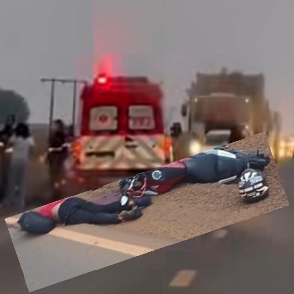 Motociclista morre em gravíssimo acidente envolvendo veículo de carga na BR-364; vídeo