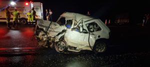 Dois morrem presos às ferragens em grave acidente na BR-163, em Itiquira, sentido Rondonópolis/Cuiabá; vídeo