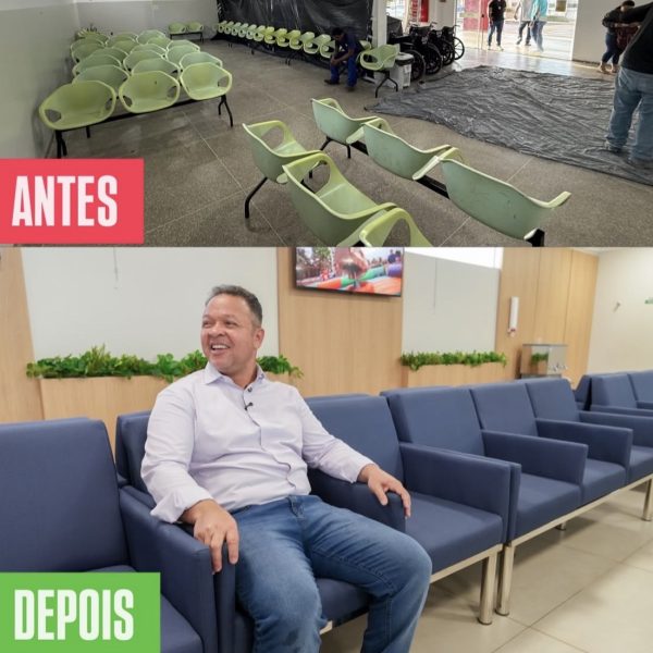 Após 8 anos sem reforma, gestão Cláudio começa recuperar UPA e expõe abandono da era Zé do Pátio