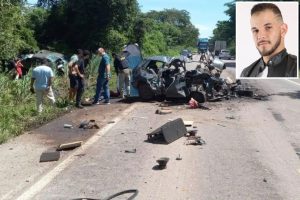 DJ morre no Hospital Regional após RAM tentar ultrapassagem e destruir Uno; vídeo