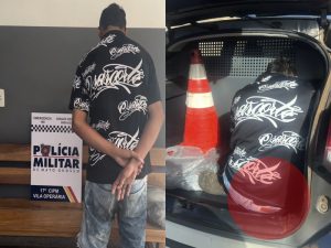 Filho espanca a mãe e literalmente caga na calça com a chegada da PM em Rondonópolis; assista tudo