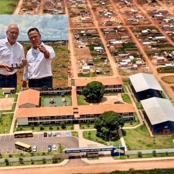 “ULTRA-MODERNA” | Ao lado de Pivetta, Cláudio comemora nova escola estadual integrada no Alfredo de Castro