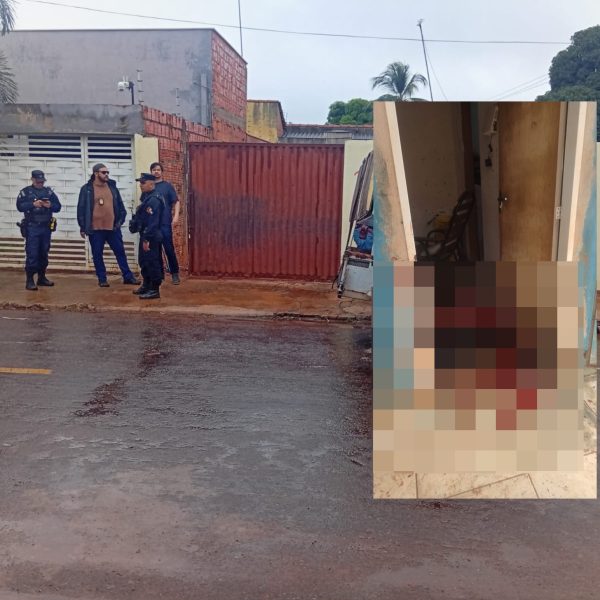 Homem mata companheira a facadas e tenta se suicidar em Rondonópolis; vídeo e imagem forte