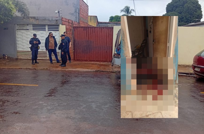 Homem mata companheira a facadas e tenta se suicidar em Rondonópolis; vídeo e imagem forte