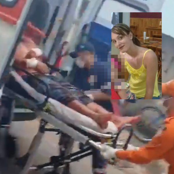 Homem matou ex a facadas e tentou suicídio após separação do casal em Rondonópolis; vídeo mostra socorro ao suspeito