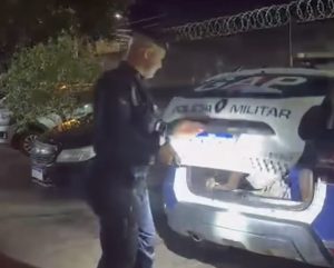 Homem tenta matar ex com golpe de punhal nas nádegas em Rondonópolis; vídeo mostra prisão