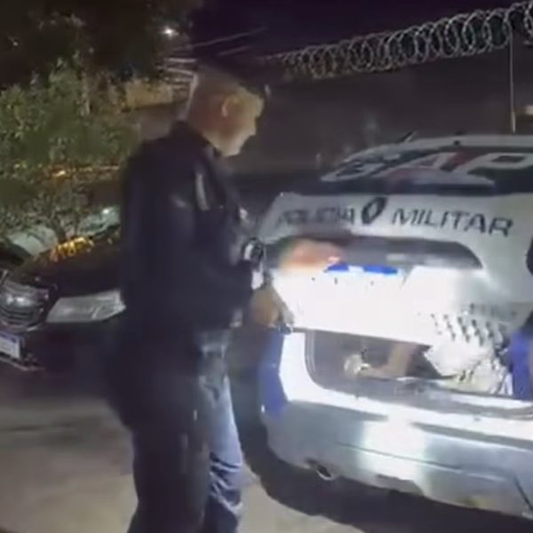 Homem tenta matar ex com golpe de punhal nas nádegas em Rondonópolis; vídeo mostra prisão