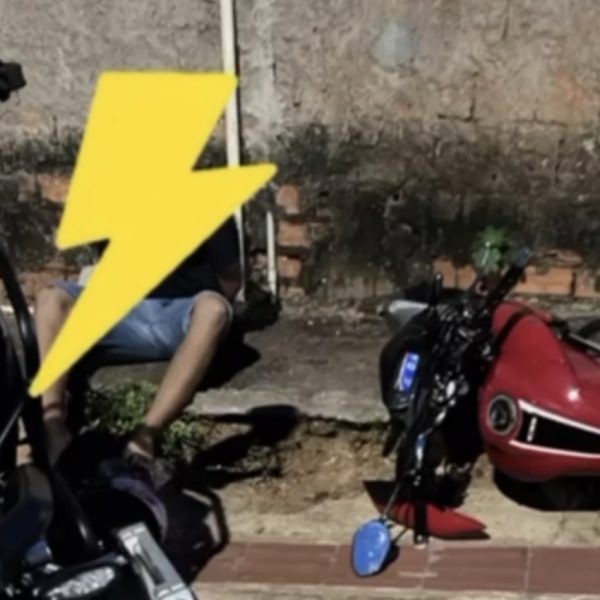 Menor ‘amostradinho’ cai durante fuga alucinante e acaba apreendido em Rondonópolis