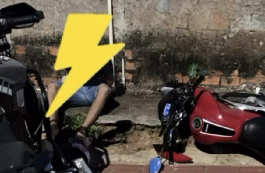 Menor ‘amostradinho’ cai durante fuga alucinante e acaba apreendido em Rondonópolis