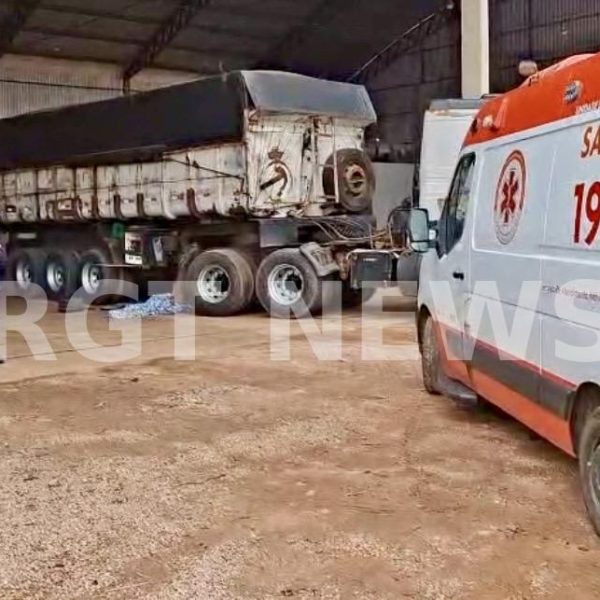 Trabalhador morre esmagado por carreta dentro de empresa em Rondonópolis; vídeo