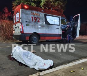 Assaltante em fuga atropela e mata motociclista durante perseguição em Rondonópolis; vídeo