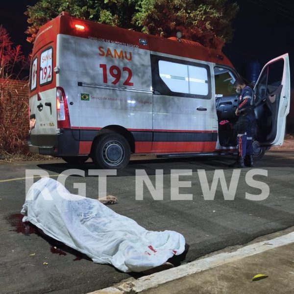 Assaltante em fuga atropela e mata motociclista durante perseguição em Rondonópolis; vídeo