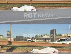 Queda de moto termina com um morto e outro ferido na BR-364 em Rondonópolis; vídeo