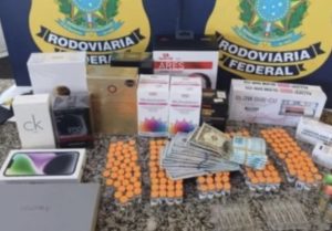 Policial é pego pela PRF com carga milionária de ‘Mounjaro paraguaio’ em Rondonópolis