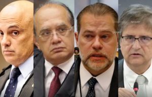 CPI do Crime Organizado pede o indiciamento de Moraes, Toffoli, Gilmar Mendes e Paulo Gonet