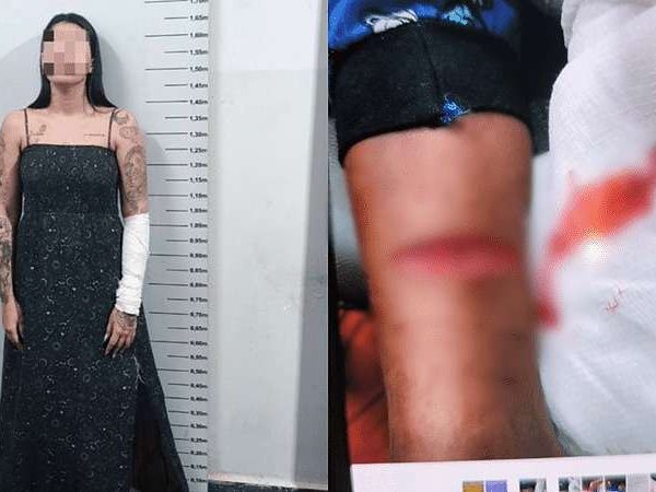 PM prende mulher após ela ferir o filho enquanto tentava se matar com fio de carregador