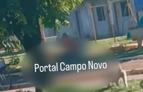 Tarado é flagrado ‘se tocando’ em praça na frente de crianças em MT; vídeo