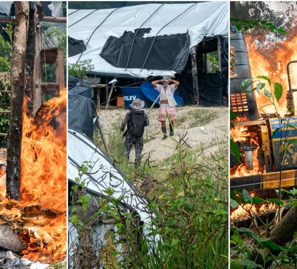 Megaoperação causa prejuízo de R$ 42 milhões ao garimpo ilegal na Terra Indígena Sararé em MT; vídeo