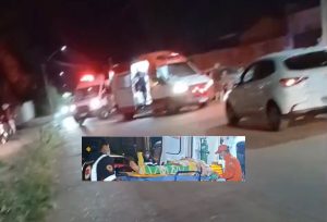 Filha morre e mãe fica em estado grave após acidente entre biz e carro em Rondonópolis; vídeo