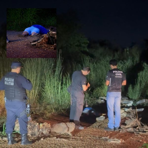 Homem é assassinado com diversos tiros e corpo é encontrado pela PM em Rondonópolis; vídeo