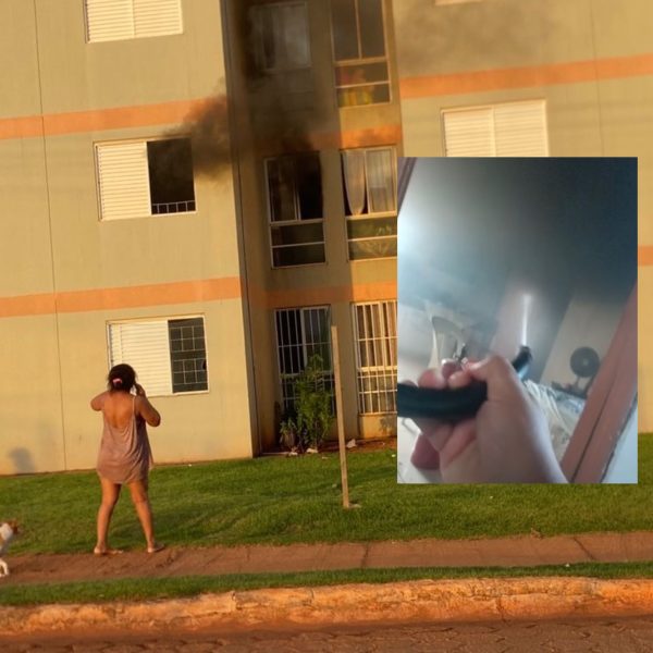 Panela esquecida no fogão provoca incêndio e assusta moradores no Celina Bezerra em Rondonópolis; vídeos
