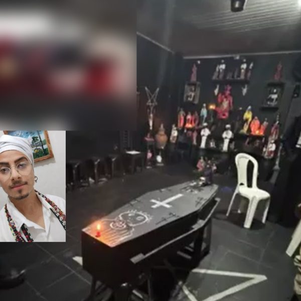 Pai de santo é assassinado durante ‘atendimento exclusivo’ e é encontrado amarrado poça de sangue; vídeo