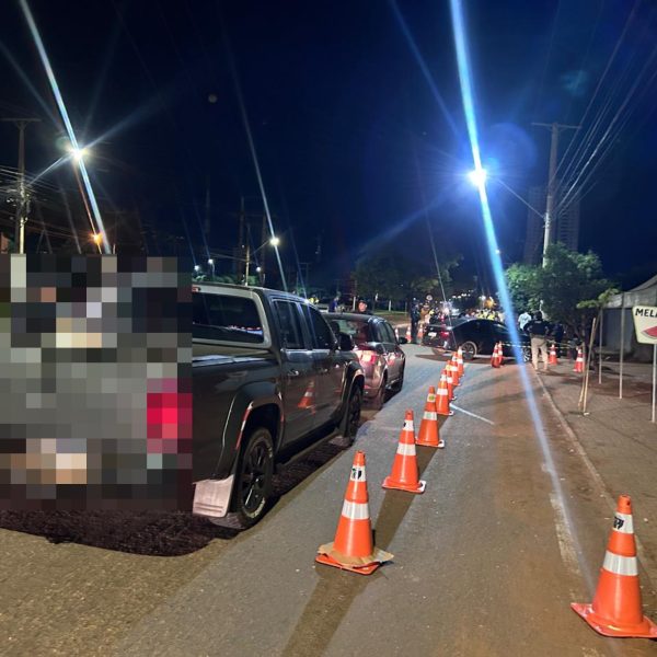 Lei Seca fecha o cerco, prende 5 motoristas bêbados e autua 54 veículos em Rondonópolis