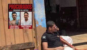 ‘Banho de sol’ termina em fuga com dois presos baleados em MT; assista