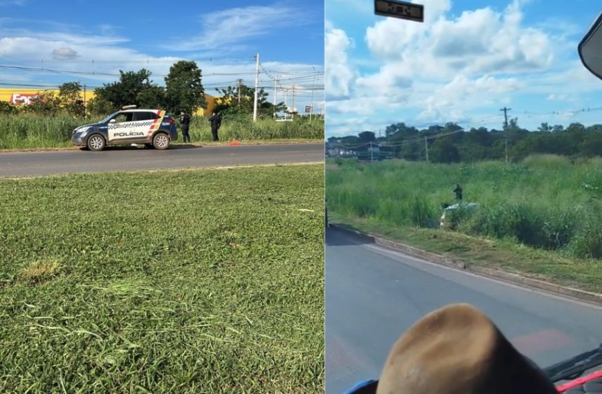 Vídeo impressionante mostra PMs trocando tiros com criminoso armado em rodovia de MT