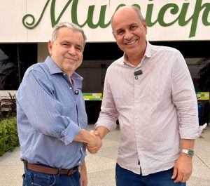 Neles Farias cumpre agenda em Primavera do Leste ao lado do pré-candidato ao governo Marcelo Maluf