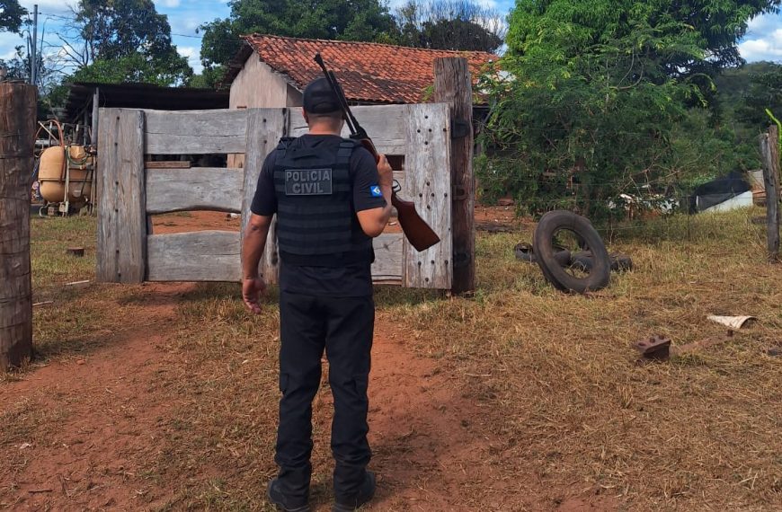 DERF de Rondonópolis fecha o cerco contra lunático armado acusado de aterrorizar e extorquir moradores