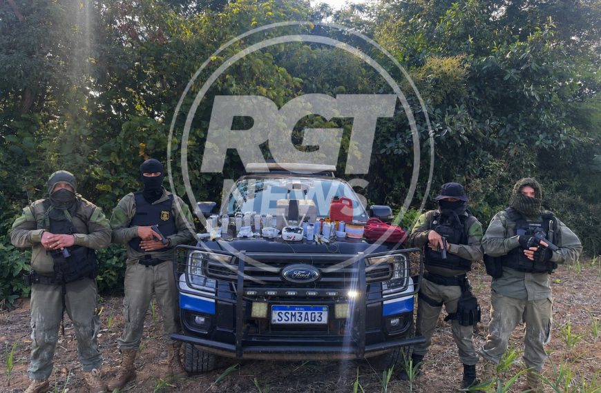 Policiais penais trocam tiros com faccionados do CV e fazem mega apreensão em Rondonópolis; vídeo