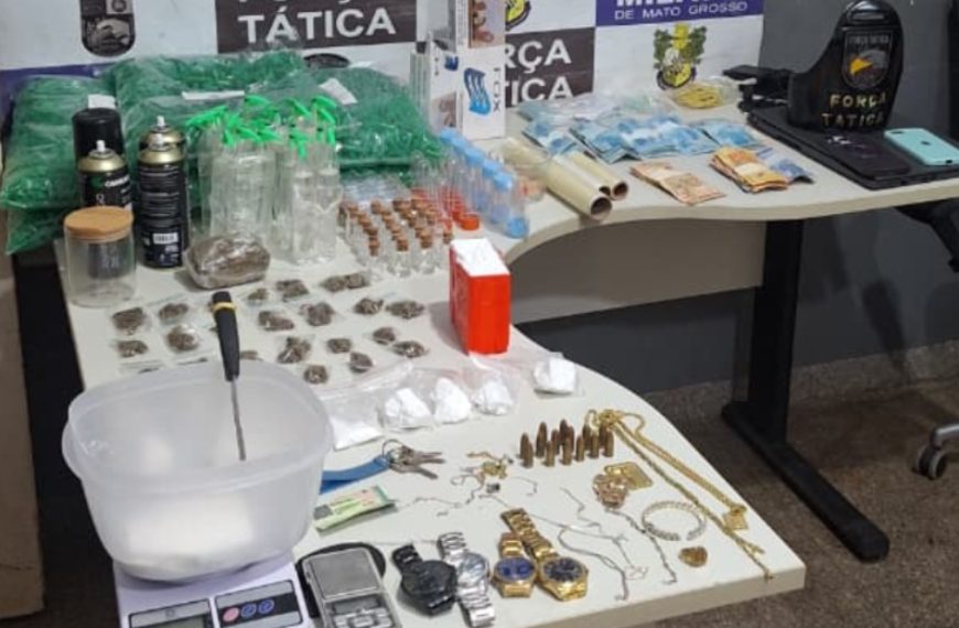 PM acaba com a farra da entrega de drogas em boates e ‘mula’ do CV é preso em Rondonópolis; prejuízo de R$ 300 mil