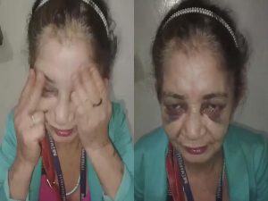 Mulher é brutalmente espancada após negar bebida alcoólica e dinheiro a lunático em MT; vídeo forte