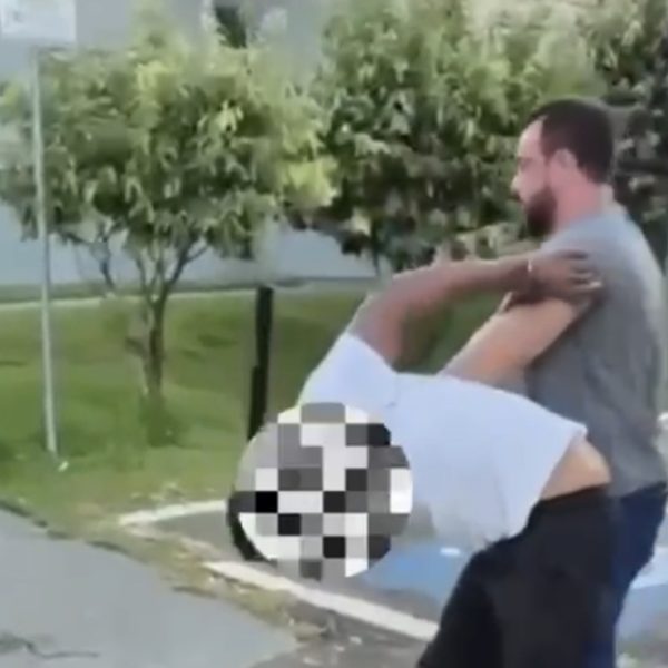 ‘Lunático’ que espancou e ameaçou matar companheira é preso em flagrante em Rondonópolis; assista a prisão