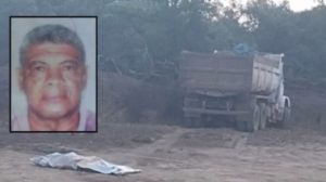 Idoso morre após ser esmagado pelo próprio caminhão ao tentar evitar acidente em MT