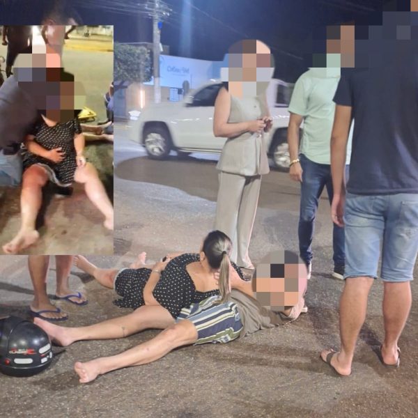 Motociclista e esposa grávida são atropelados por carro na avenida dos Estudantes; vítima passa a noite na Santa Casa