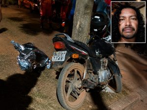 Alta velocidade: motociclista morre ao colidir brutalmente contra árvore em MT