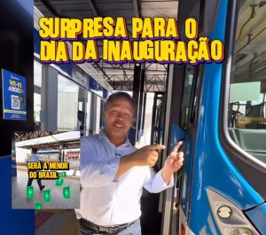 Prefeito promete “surpresa misteriosa” e aumenta expectativa para inauguração do novo terminal em Rondonópolis; vídeo