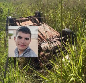 Jovem desaparecido é encontrado com vida após três dias preso em picape capotada perto de Rondonópolis