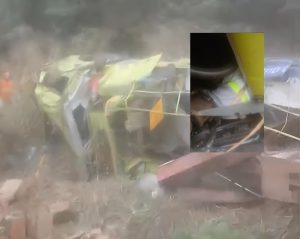 Motorista de guincho morre preso às ferragens após colisão que interdita a BR-364 entre Rondonópolis e Cuiabá; vídeo forte