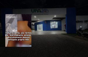 Imagem forte mostra mãe esfaqueada pelo filho após surto por fim de namoro em Rondonópolis