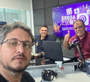Edil Caldeira, Cláudio Santos e Marcelo Marreta formam trio que promete sacudir o rádio de Rondonópolis na Agora FM 92,5