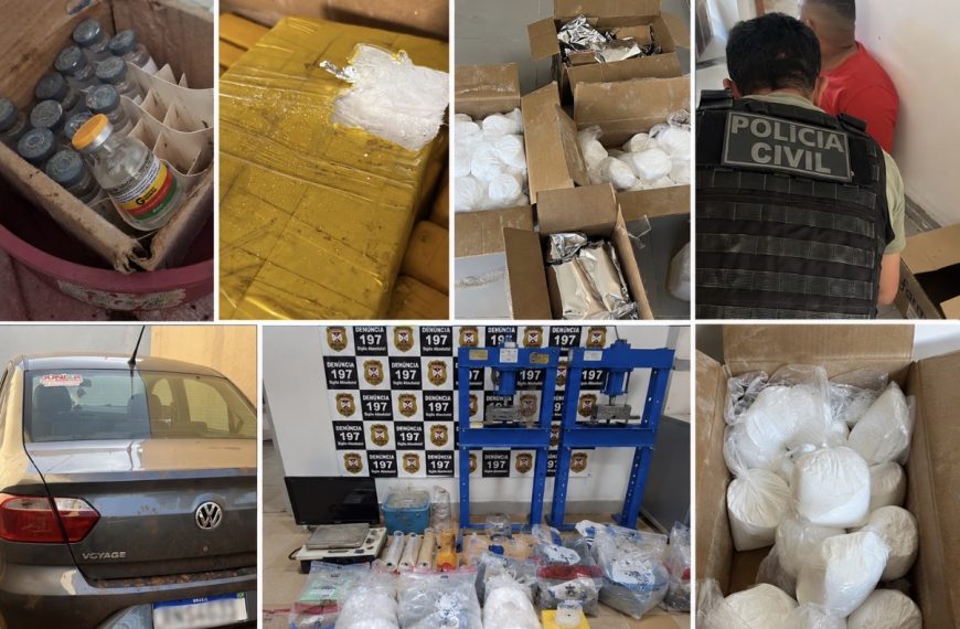 Laboratório do CV comandado por ‘Vovózona’ é estourado pela Polícia Civil em Rondonópolis; imagens