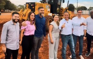 Kalynka Meirelles acompanha início de obras históricas e destaca avanços para Rondonópolis; vídeo
