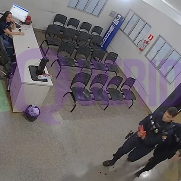 Vídeo mostra PM chegando à UPA com parte dos dedos decepados após ataque de lunático morto em confronto